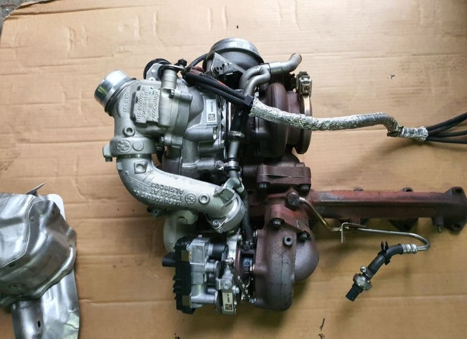 Turbo turbine ansamblu biturbo 335d 535d n57 313cp f30 f32 f10 f01 n57