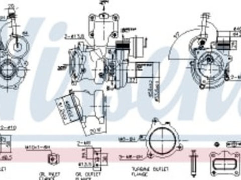 Turbocompresor FORD C-MAX II FOCUS III GALAXY III GRAND C-MAX KUGA II MONDEO V S-MAX 1.5 09.14-