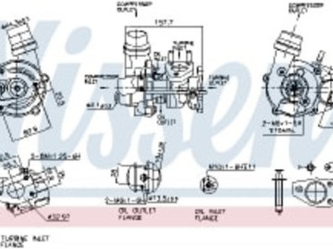 Turbocompresor (Nou cu set de garnituri) DACIA DOKKER DOKKER EXPRESS/MINIVAN DUSTER DUSTER/SUV LODGY LOGAN LOGAN EXPRESS LOGAN II LOGAN MCV LOGAN MCV II 1.5D 03.06-