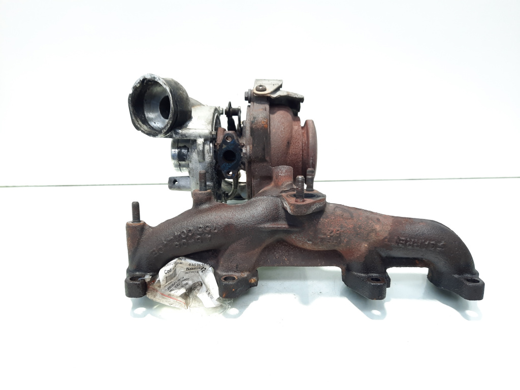 Turbosuflanta, cod 03G253014N, Skoda Superb II (3T4) 2.0 TDI, BMP (pr:110747)