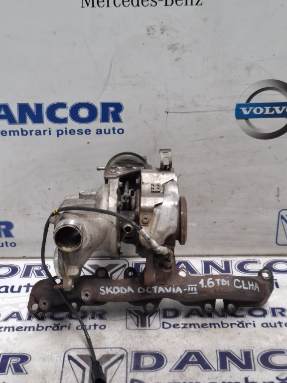 TURBOSUFLANTA SKODA OCTAVIA III 1.6 TDI EURO 5 AN 2012 COD 04L253016H / 813860-1