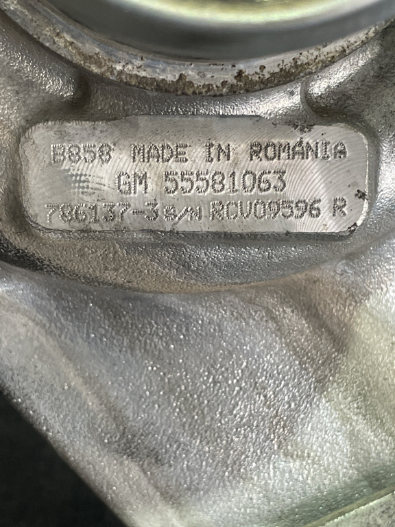 Turbosuflanta turbo turbina Opel Zafira 