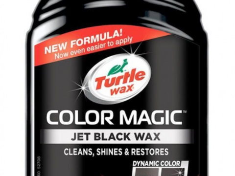 Turtle Wax Color Magic Jet Black Wax Polish Negru New Formula 500ML TW FG52708