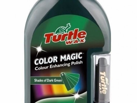 Turtle Wax Color Magic Polish Verde Inchis + Stick 500ML FG6903