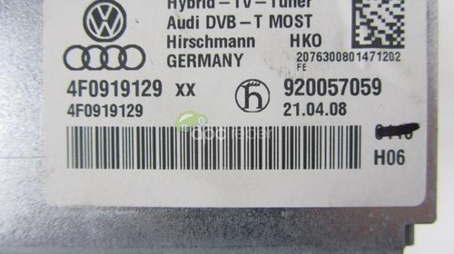 Tv Tunner Audi Original MMi 3G cod 4F091