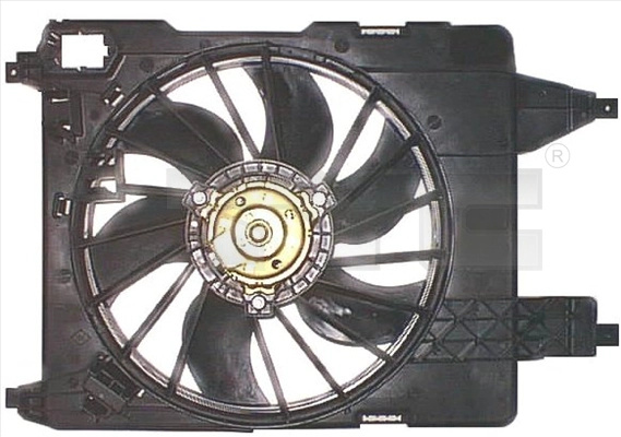 TYC Ventilator, radiator 828-0004 pentru masina RENAULT KANGOO / GRAND KANGOO II (KW0/1_) 2008 2009 2010 2011 2012 2013 2014 2015 2016 2017 2018