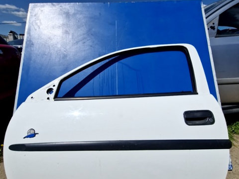Ușă față - Culoare: Alb, Parte montare: Stânga, Varianta: Hatchback - Opel Corsa B [1993 - 2000] Hatchback 3-doors 1.2i MT (45 hp)