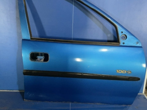 Ușă față - Culoare: Albastru, Parte montare: Dreapta față - Opel Corsa B [1993 - 2000]