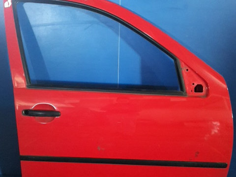 Ușă față - Culoare: Roșu, Parte montare: Dreapta față - Volkswagen Golf 4 generation [1997 - 2006]