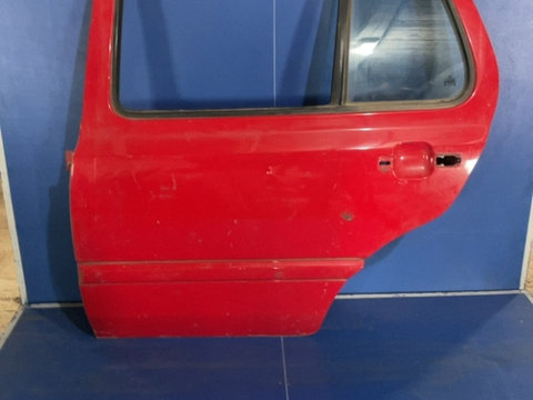 Ușă spate - Culoare: Roșu, Parte montare: Stânga spate, Varianta: Sedan - Volkswagen Vento 1 generation [1992 - 1998] Sedan