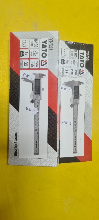 Șubler de inox cu afișaj digital 150 mm 0.03 mm Yato YT-7201