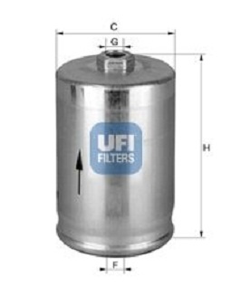 Ufi filtru motorina pt alfa,audi,vw