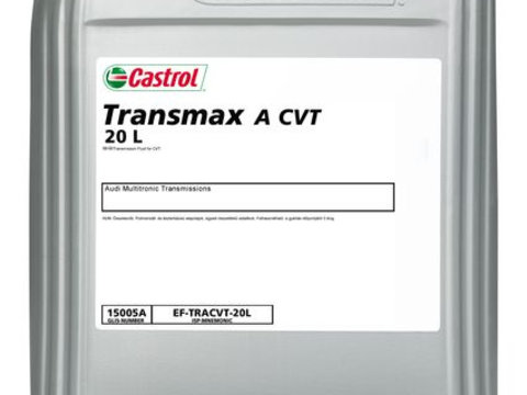Ulei cutie de viteze automata CASTROL Transmax A CVT 20L