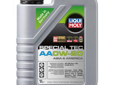 Ulei de motor LIQUI MOLY Special Tec AA 0W-20 1L