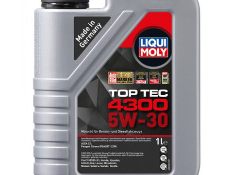 Ulei de motor LIQUI MOLY Top Tec 4300 5W-30 1L