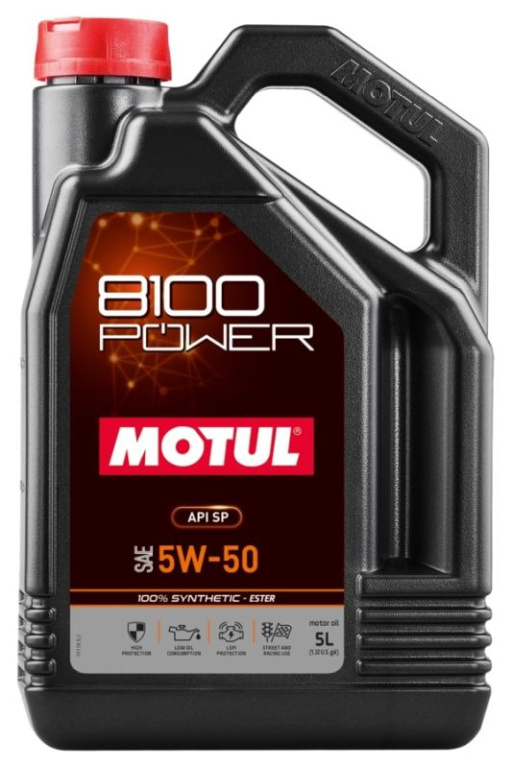 Ulei de motor MOTUL 8100 Power 5W-50 5L