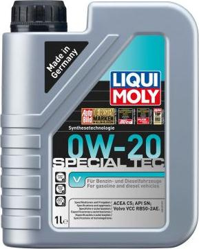 Ulei de motor TOYOTA COROLLA XI (_E18_, ZRE1_), Sedan, 06.2013 - 05.2019 Liqui Moly 20631