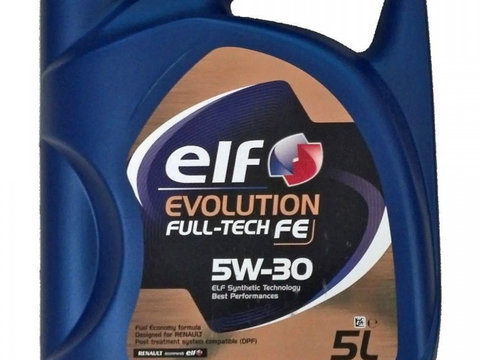 Ulei motor Elf Evolution FULL-TECH FE 5W30 5Litri, specificatie DPF