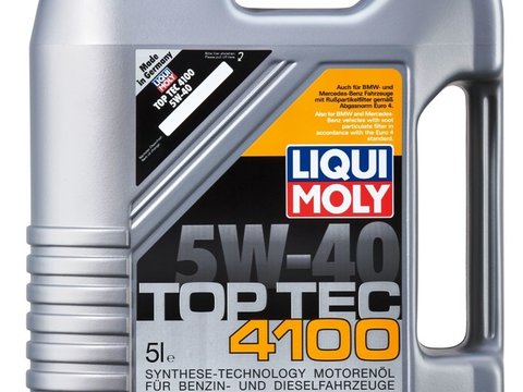 Ulei motor Liqui Moly 5W40 Top Tec 4100 1 litru