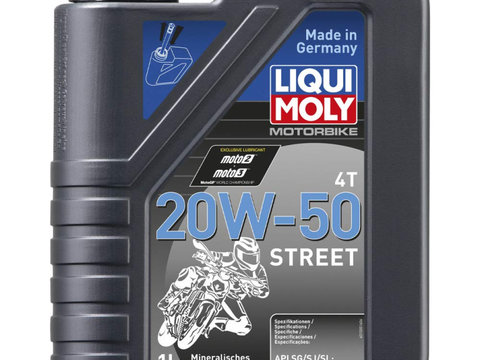 Ulei Motor Liqui Moly Motorbike 4T 20W-50 Street 1L 1500