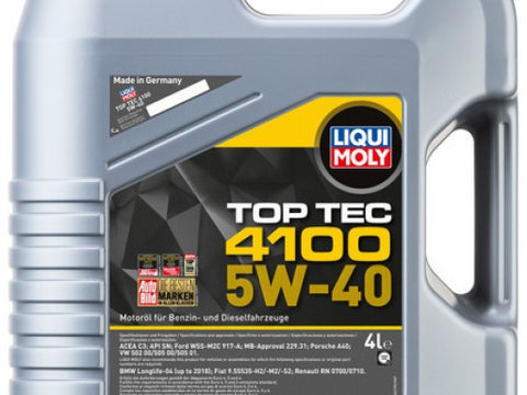 Ulei Motor Liqui Moly Top Tec 4100 5W-40 4L 2195