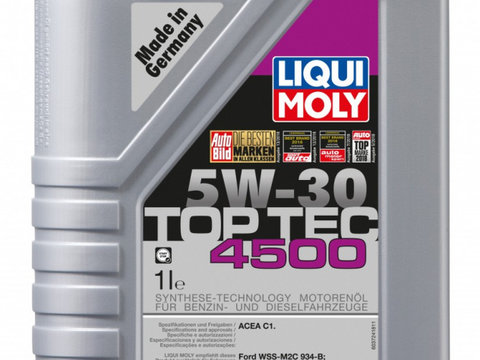 Ulei motor Liqui Moly Top Tec 4500 5W 30 1L 3724 piesa NOUA