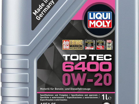 Ulei Motor Liqui Moly Top Tec 6400 0W-20 1L 21584