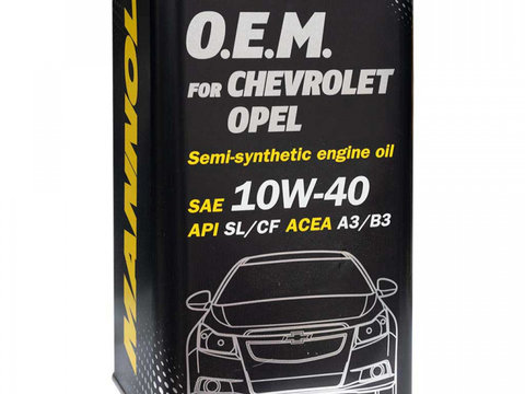 Ulei motor Mannol Oem Chevrolet / Opel 10W-40 4L Metal MN7702-4ME