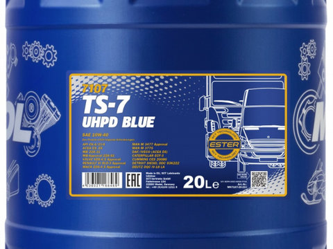 Ulei Motor Mannol TS-7 UHPD Blue 10W-40 20L MN7107-20