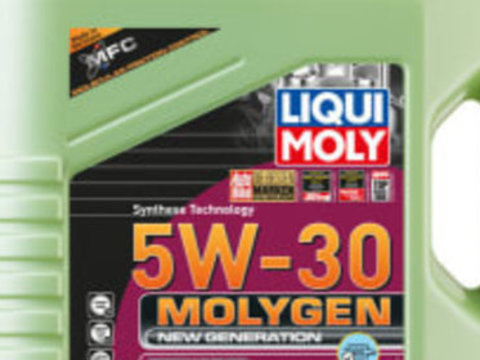 Ulei motor Molygen (4L) SAE 5W30, API SN, ACEA C2, C3, BMW LL-04, GM DEXOS2, MB 229.31, MB 229.51, MB 229.52