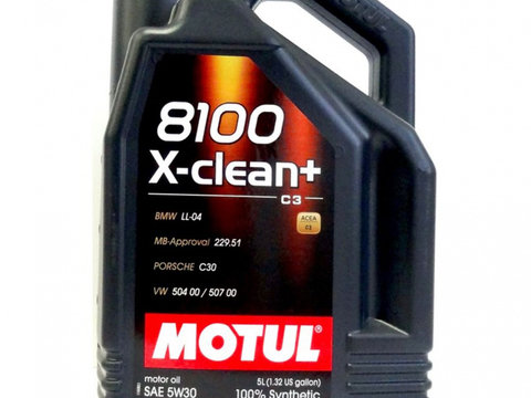 Ulei Motor Motul 8100 X-Clean+ 5W-30 5L 106377