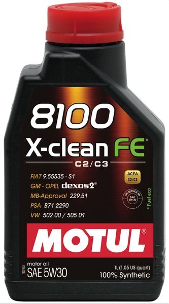 Ulei motor motul x-clean fe 5w30 1l norma c2/c3