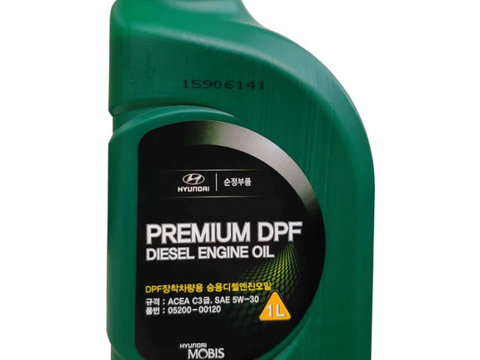 Ulei Motor Oe Hyundai Premium Dpf Diesel Engine Oil 5W-30 1L 05200-00120