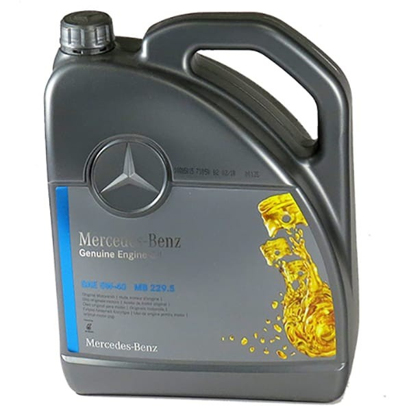 Ulei motor original MERCEDES 5W40 (MB 229.5) 5L A0009898301BAA4 piesa NOUA