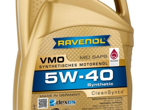 Ulei Motor Ravenol VMO 5W-40 4L 1111133-004-01-999