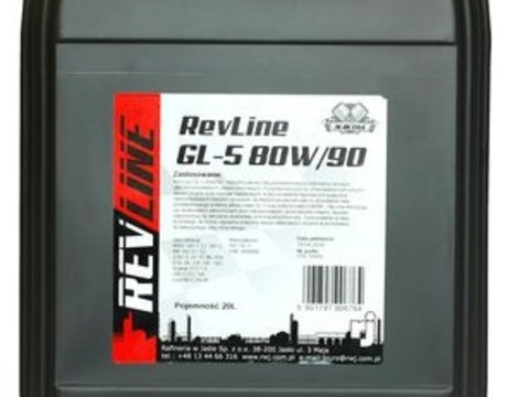 Ulei Transmisie Manuala RWJ Rev Line GL-5 80W-90 20L REV. GL-5 80W90 20L