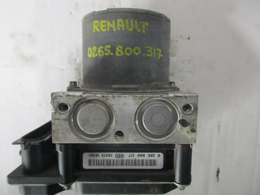 UNITATE ABS RENAULT COD : 0265800317 ; 0265231300 ; 8200038695 ; 0 265 800 317 ; 0 265 231 300 ; 8200 038 695