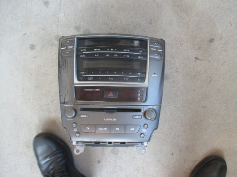 Unitate audio CD panou comenzi clima 86120-53370 Lexus IS 2006 2007 2008 2009 2010