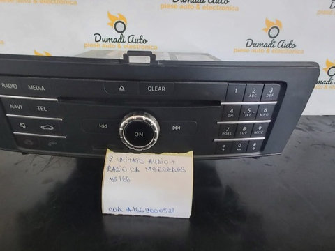 Unitate audio+radio cd MERCEDES ML W166 Cod A 1669000521