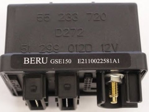 Unitate de control,bujii incandescente FIAT IDEA (350_) (2003 - 2020) BERU GSE150