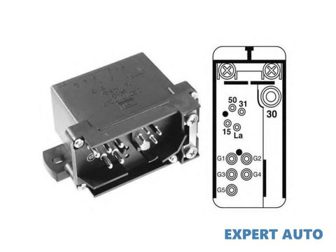 Unitate de control,bujii incandescente Ssang Yong MUSSO 1993- #2 0255455432