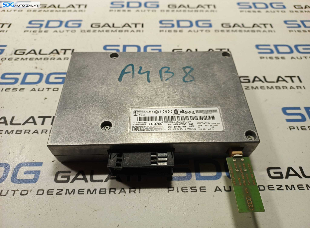 Unitate Modul Calculator Bluetooth Audi A5 2008 - 2015 Cod 8T0862335E 8P0035503M [L0667]