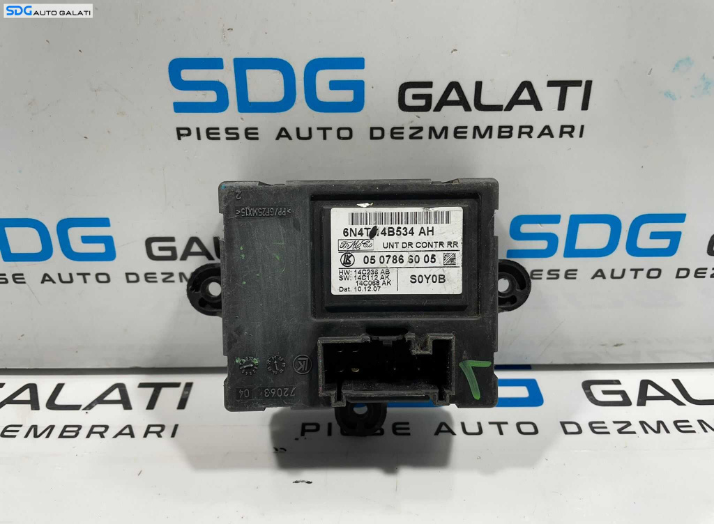 Unitate Modul Calculator Confort Usa Portiera Ford Focus 2 CC Cabrio Decapotabil 2004 - 2010 Cod 6N4T-14B534-AH [L4043]