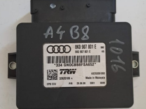 Unitate Modul Calculator Frana Mana Electrica Audi A5 2008 - 2011 Cod 8K0907801E
