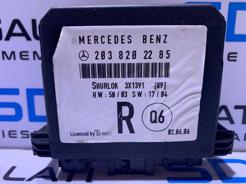 Unitate Modul Calculator Usa Portiera Dreapta Spate Mercedes Benz C Class W203 2000 - 2007 Cod 2038202285