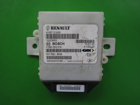 Unitate Modul control Dacia Duster 0260003016