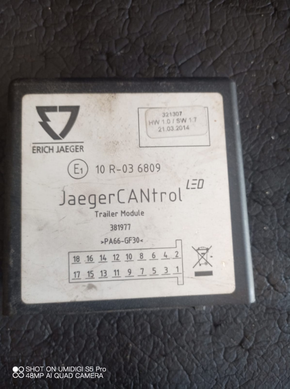 Unitate/modul de comandă remorcă cu bară de tractare , BMW 5 E60 E61 COD -10R036809 381977 321312