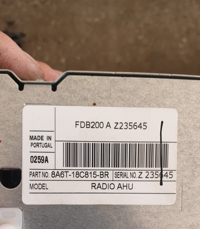 Unitate mp3 pentru Ford Fiesta cod: 8A6T18C815BR