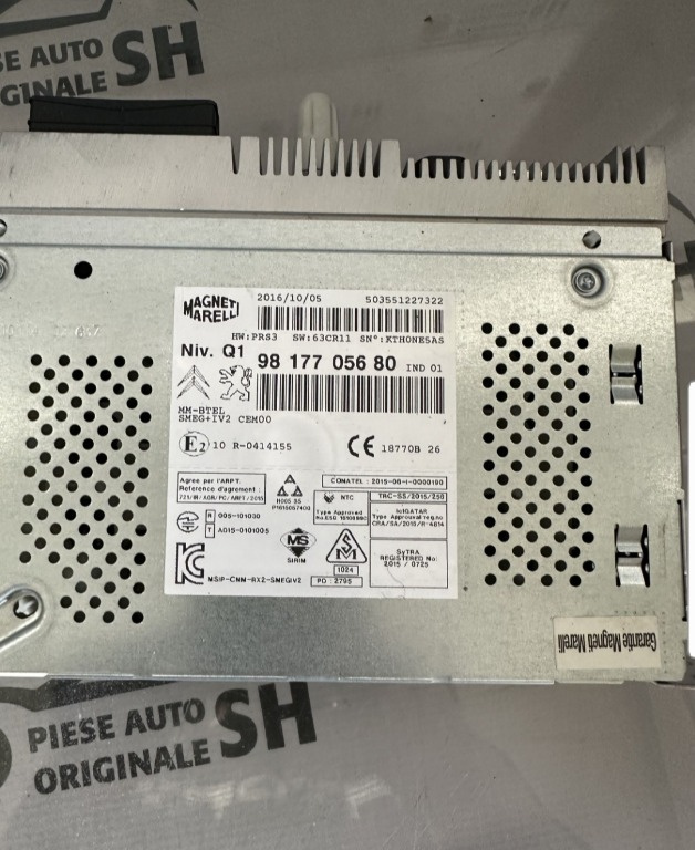 Unitate navigație Peugeot 208 2017 9817705680