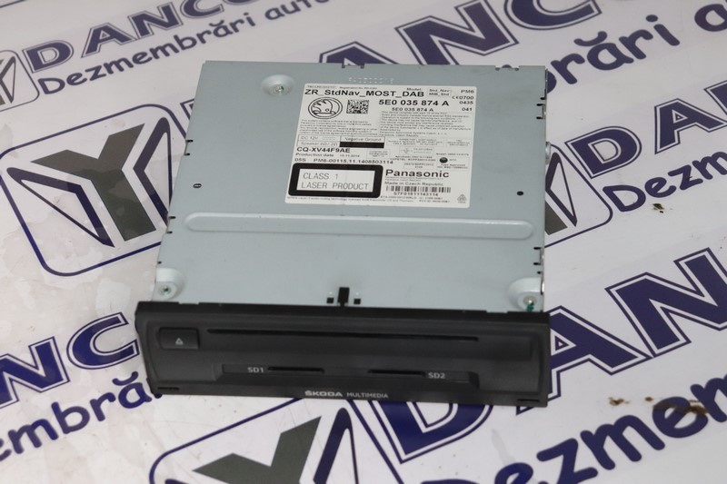 UNITATE NAVIGATIE SKODA OCTAVIA 3 / AN 2014 - COD 5E0035874A